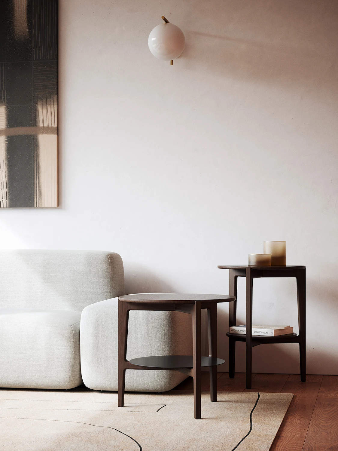 Hugo Side Table by Dawid Rószczka - interior shot