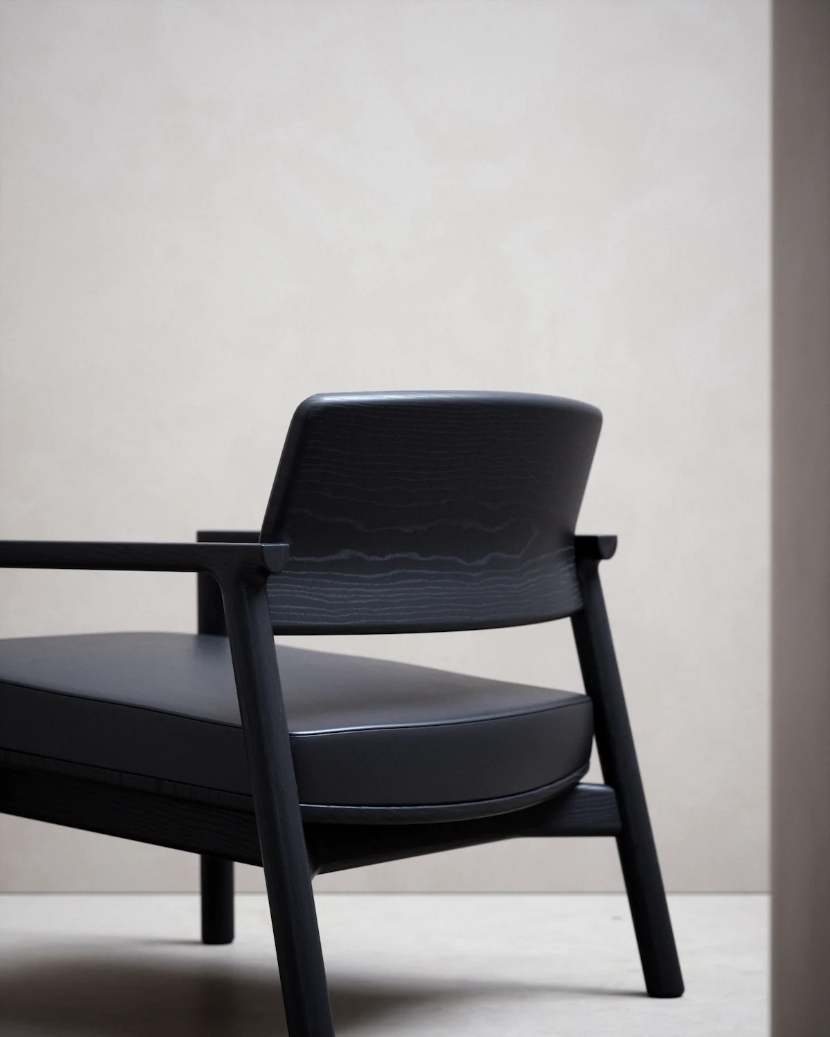 Noma Armchair by Dawid Rószczka - backrest detail