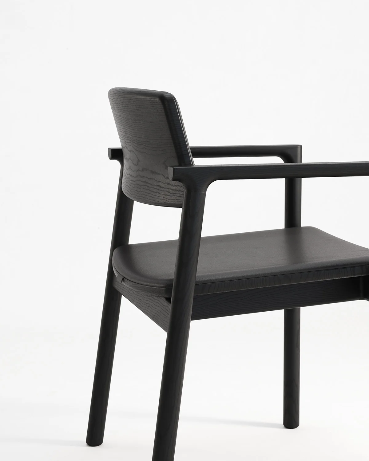 Noma Chair by Dawid Rószczka - backrest detail, studio shot